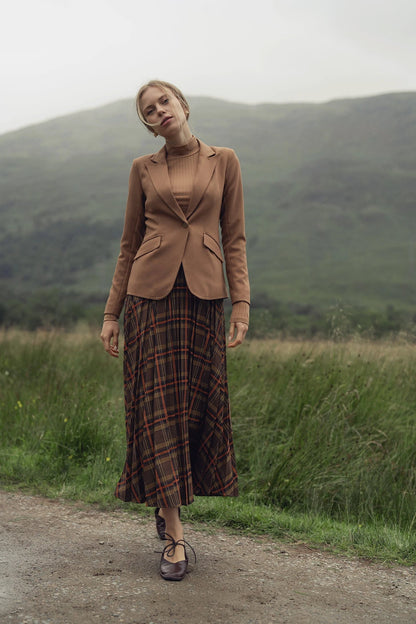 Classic Blazer-Camel by MEENA