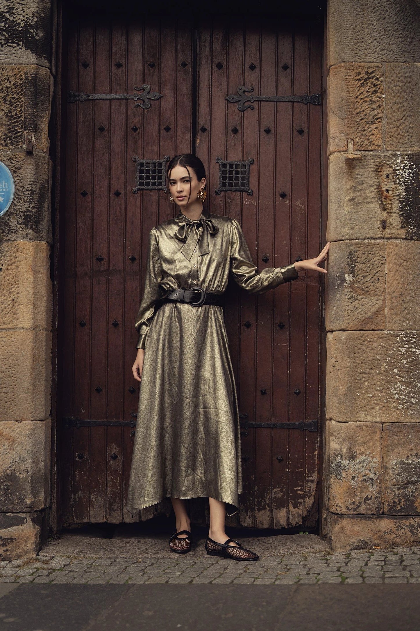 Emma Dress-Gold by Stella & Rose