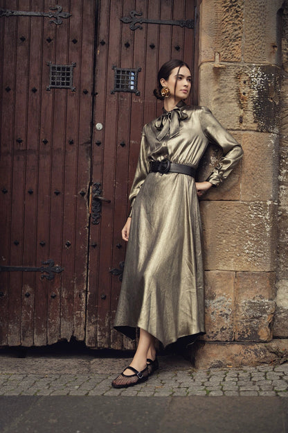 Emma Dress-Gold by Stella & Rose
