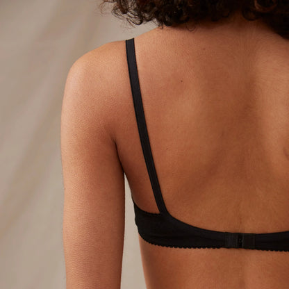 Soft Demi Bra Timpa Alice Black by Timpa Lingerie
