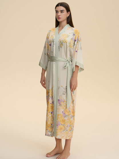 Soft Bloom Kimono Robe