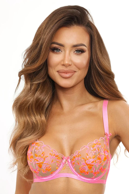 Tropica Blush Sheer Balconette Bra