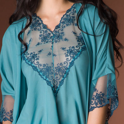Soft Sheer Mesh Robe Vova Cosima - Ansley Effect