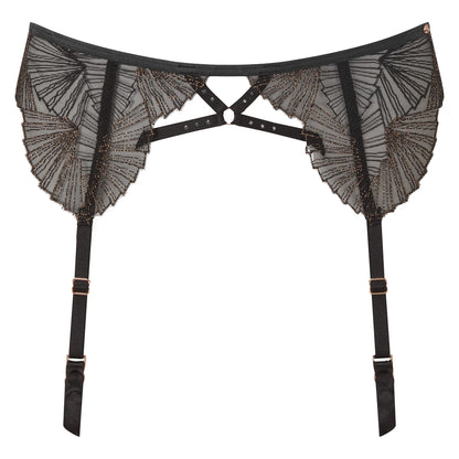 Gossard VIP Captivate Sheer Mesh Garter Belt