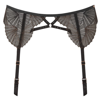Gossard VIP Captivate Sheer Mesh Garter Belt