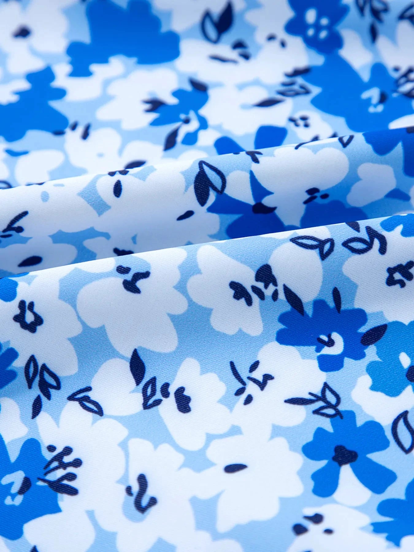 Floral Ruffled Strap Lace-up Hollow Out One Piece Swimsuit by Trendsi