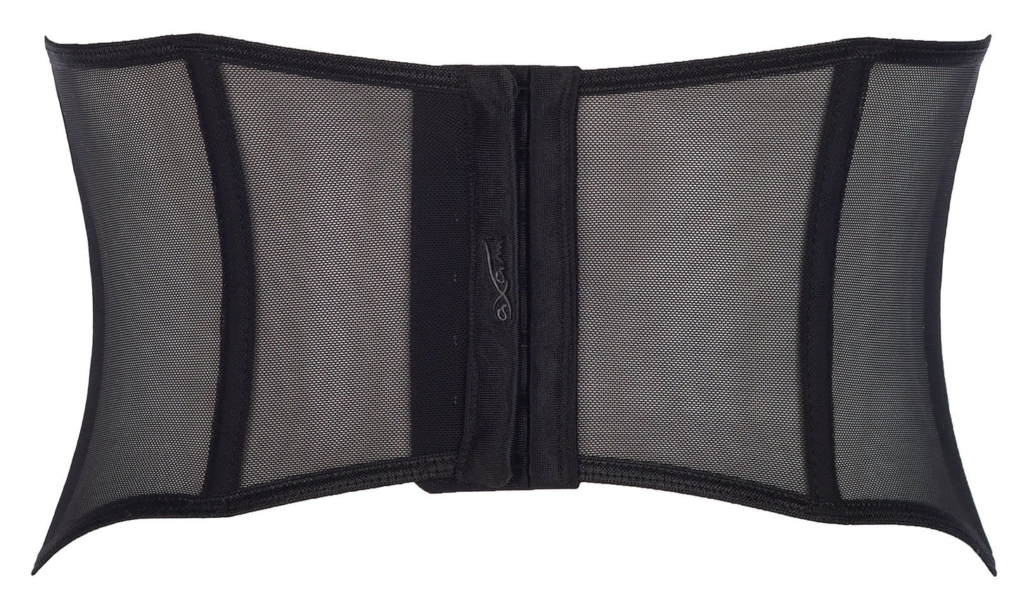 Sheer Lace-Up Waist Cincher Axami Peanut Tarte by Axami Lingerie