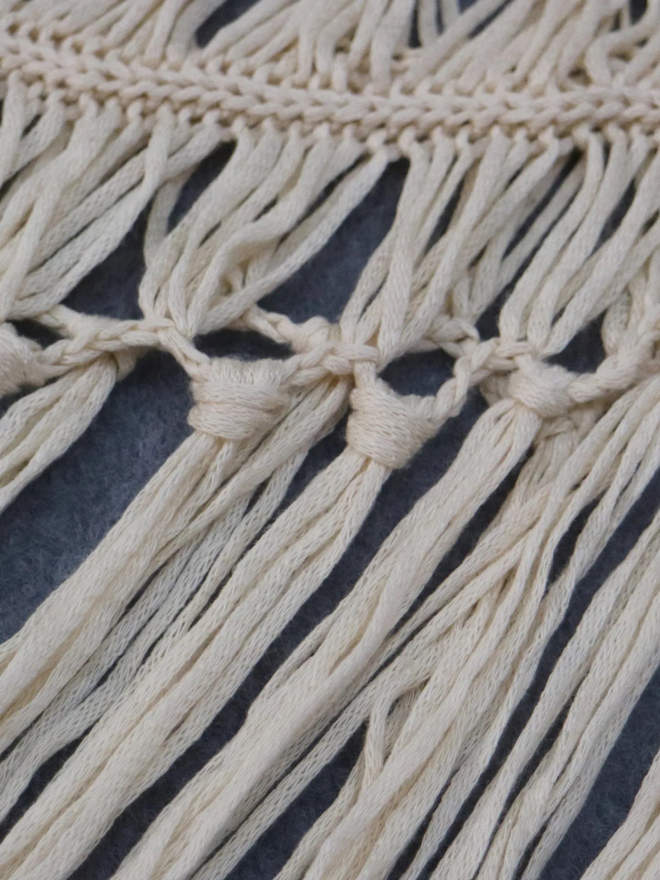 Crochet Fringe Beach Cover Up by Trendsi