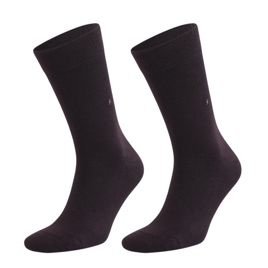 Men's Bamboo Dress Socks Seamless Toe Breathable Crew Socks 1 Pair Size 8-11.5-1