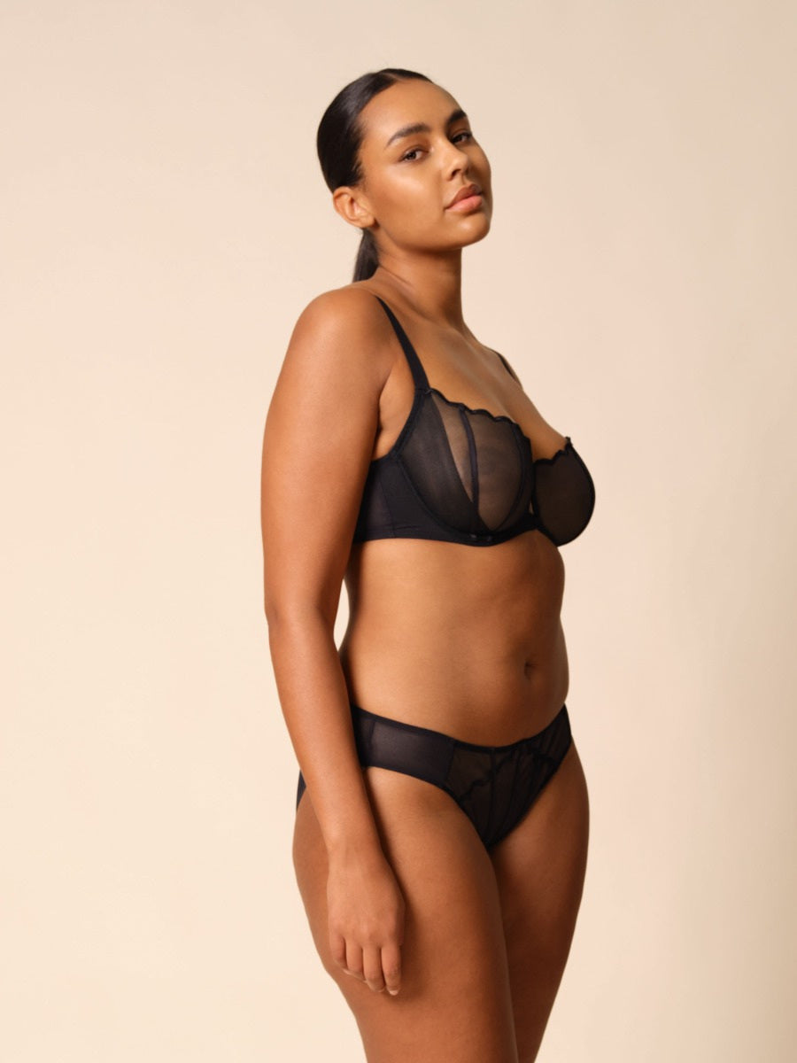Gossard Obsession Black Sheer Bikini Panty