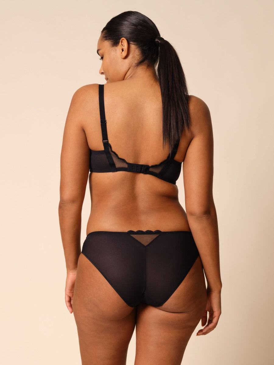 Gossard Obsession Black Sheer Bikini Panty