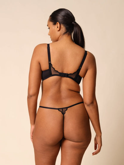 Gossard Obsession Black Sheer G-String Thong-2