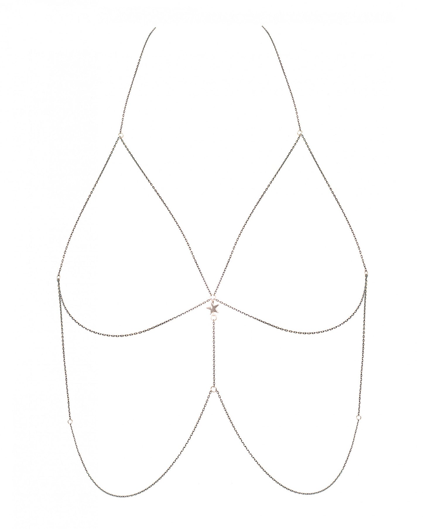 Obsessive Bijou Gold Bikini Body Chain