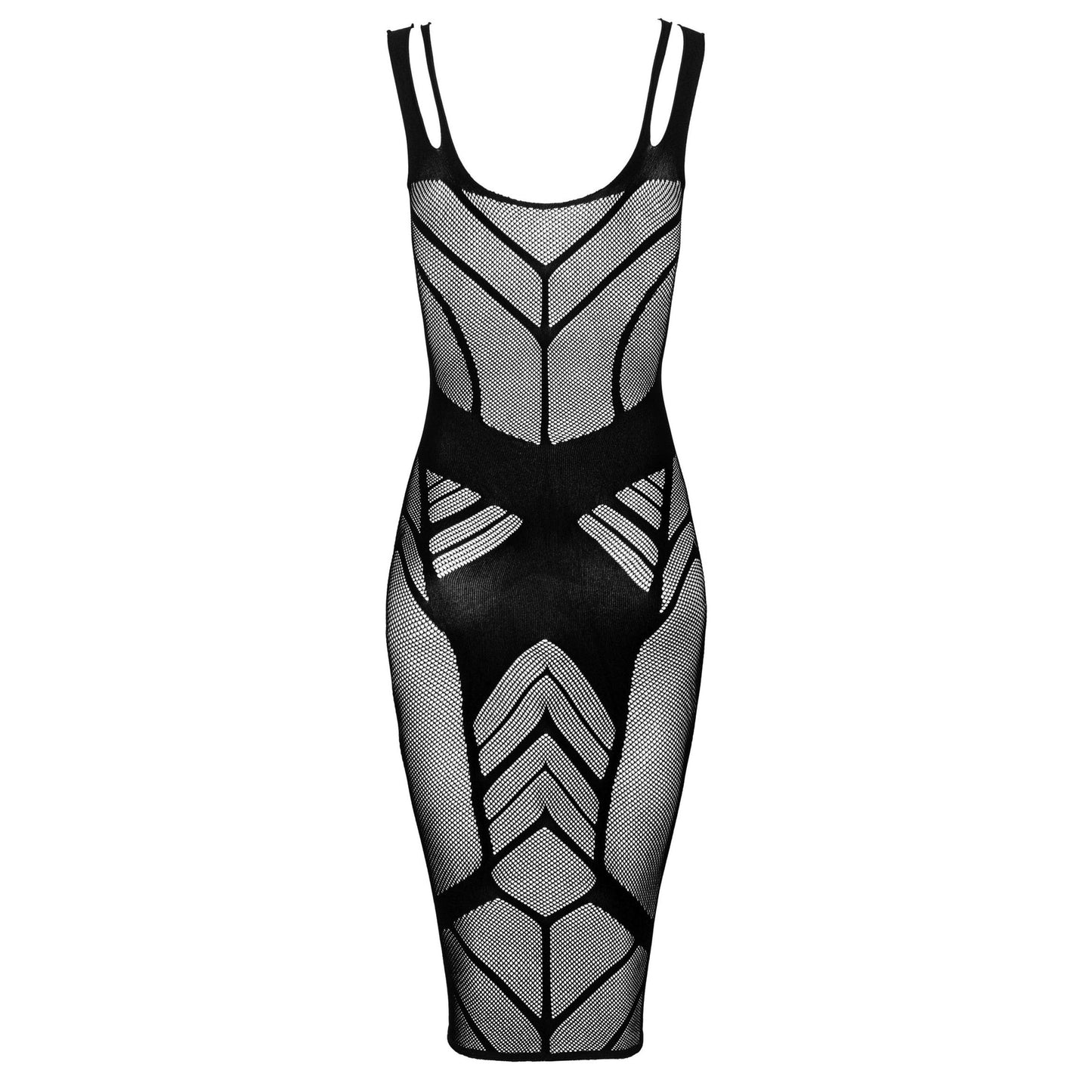 Obsessive Flirtatious Curves Black Dress