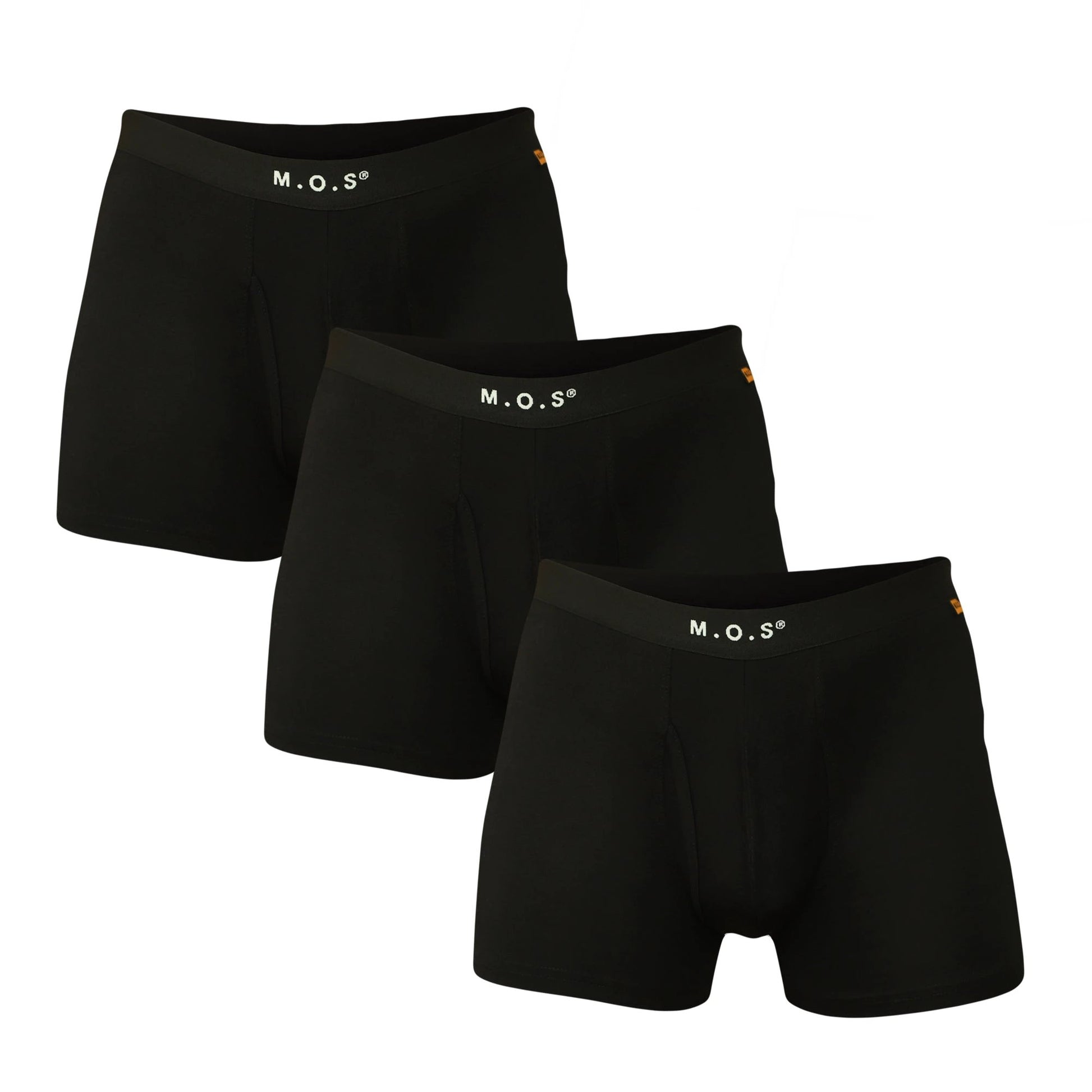 Boxer Briefs for Men with Pouch Breathable Short Boxer 3 Pack by M.O.S