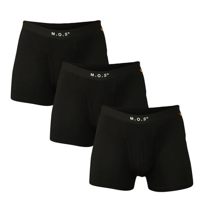Boxer Briefs for Men with Pouch Breathable Short Boxer 3 Pack by M.O.S