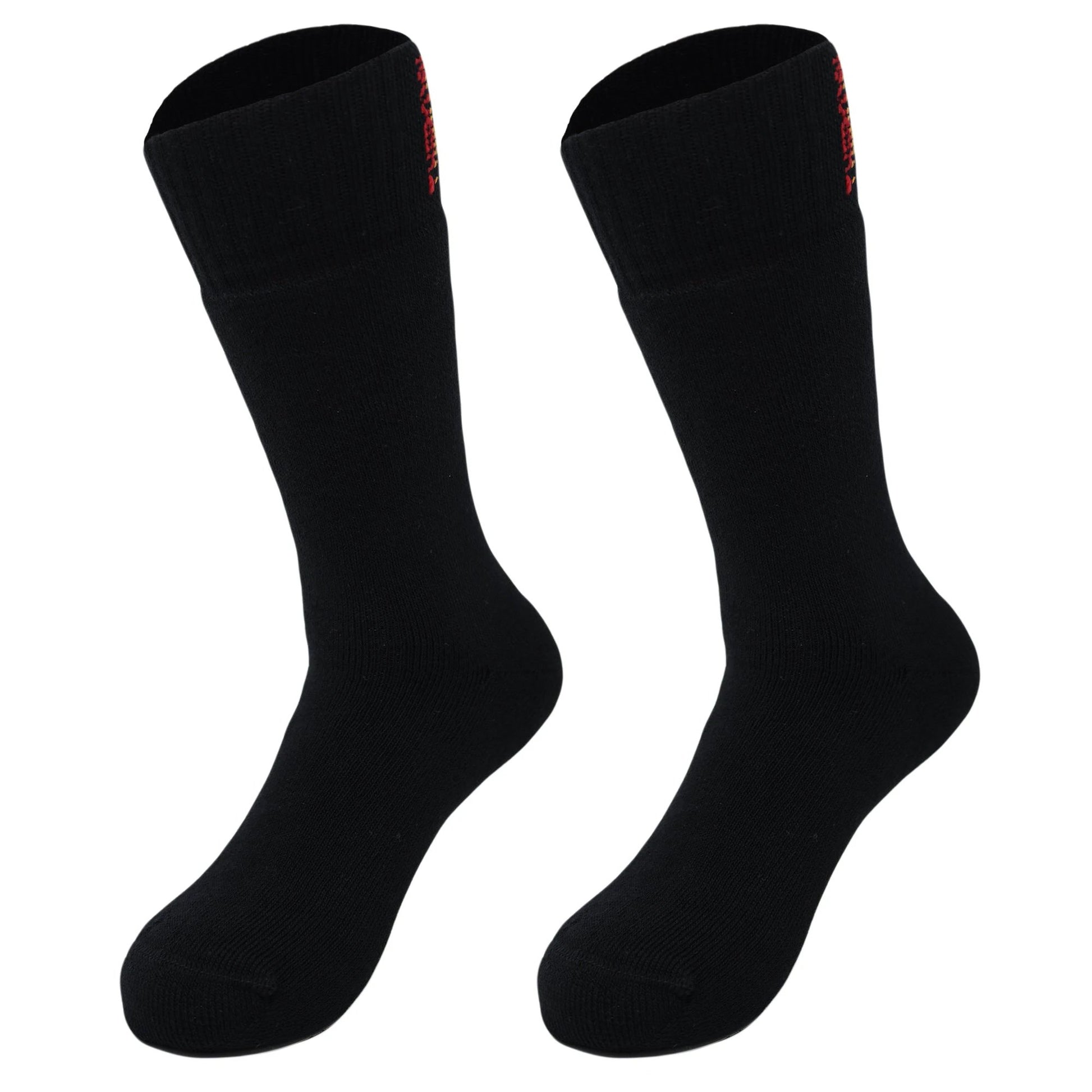 Winter Socks for Men 3 Pairs, Seamless Toe Reinforced Heel Shoe Size 8-11.5 by AWS/American Made