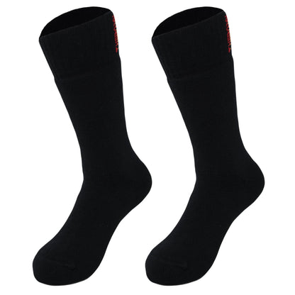 Winter Socks for Men 3 Pairs, Seamless Toe Reinforced Heel Shoe Size 8-11.5 by AWS/American Made