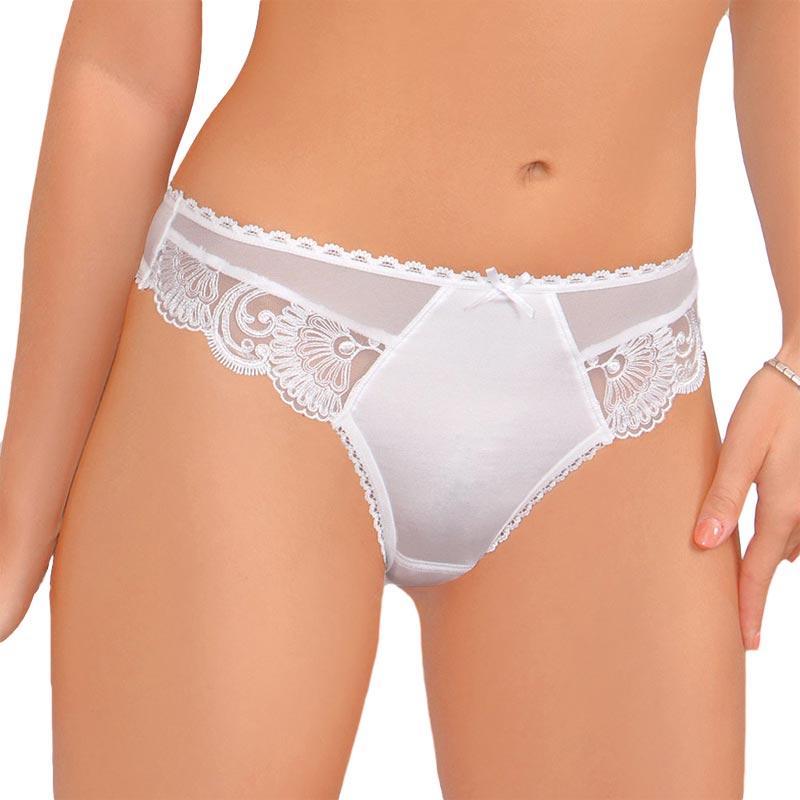 Nocturne Tuileries Embroidered Lace Bikini – Ivory
