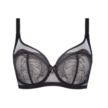 Sheer See Through Full Figure Lace Bra Brooke by Unikat Lingerie