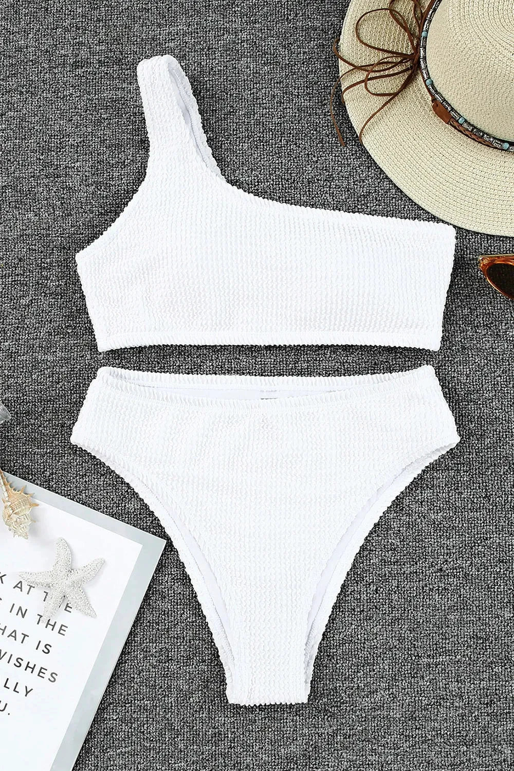 Single Shoulder Bikini Set by Trendsi