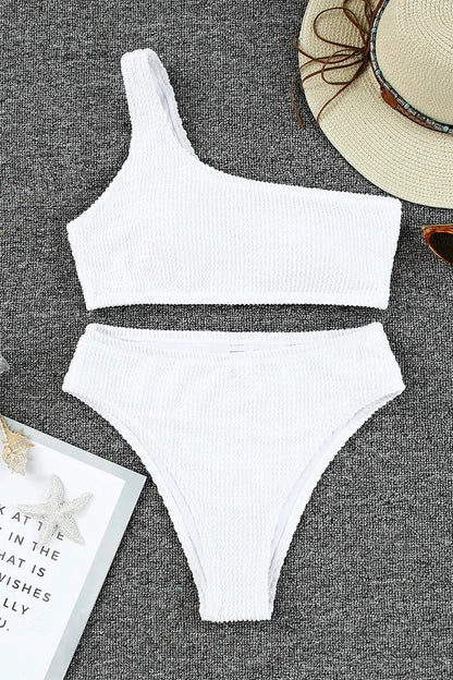Single Shoulder Bikini Set by Trendsi