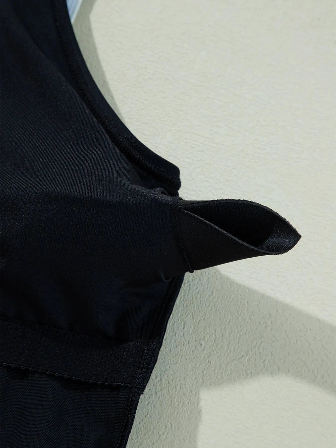Ruffle Trim V-Neck One-Piece Swimsuit by Trendsi