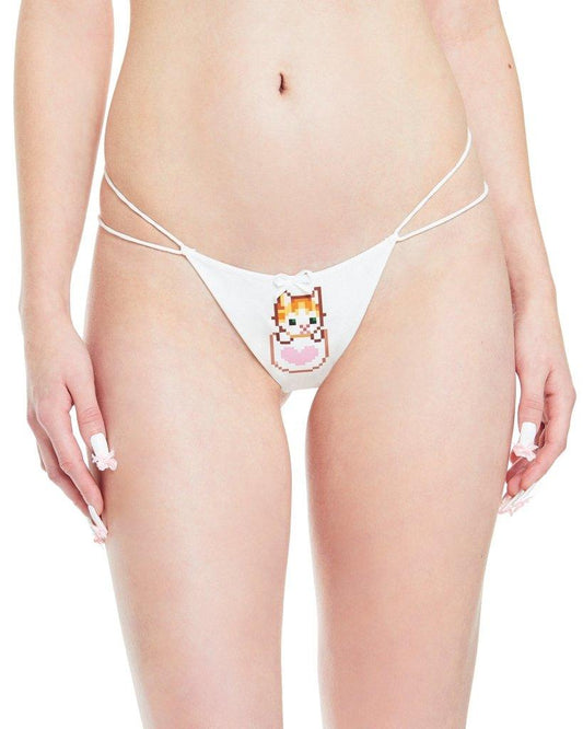 CNS x DOLLZ 2000 Kitten Tea G-String