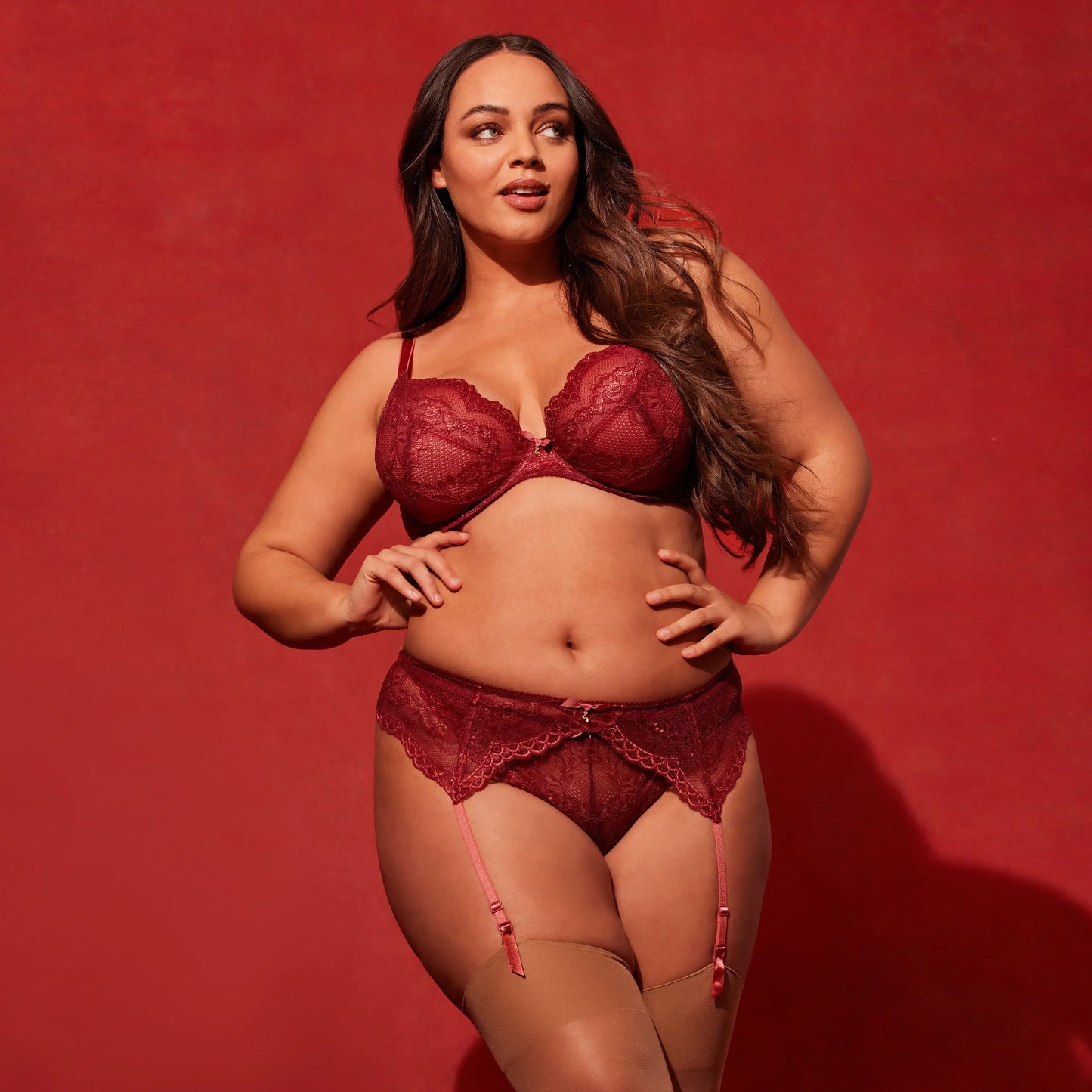 Gossard Superboost Lace Raspberry Sorbet Plunge Bra