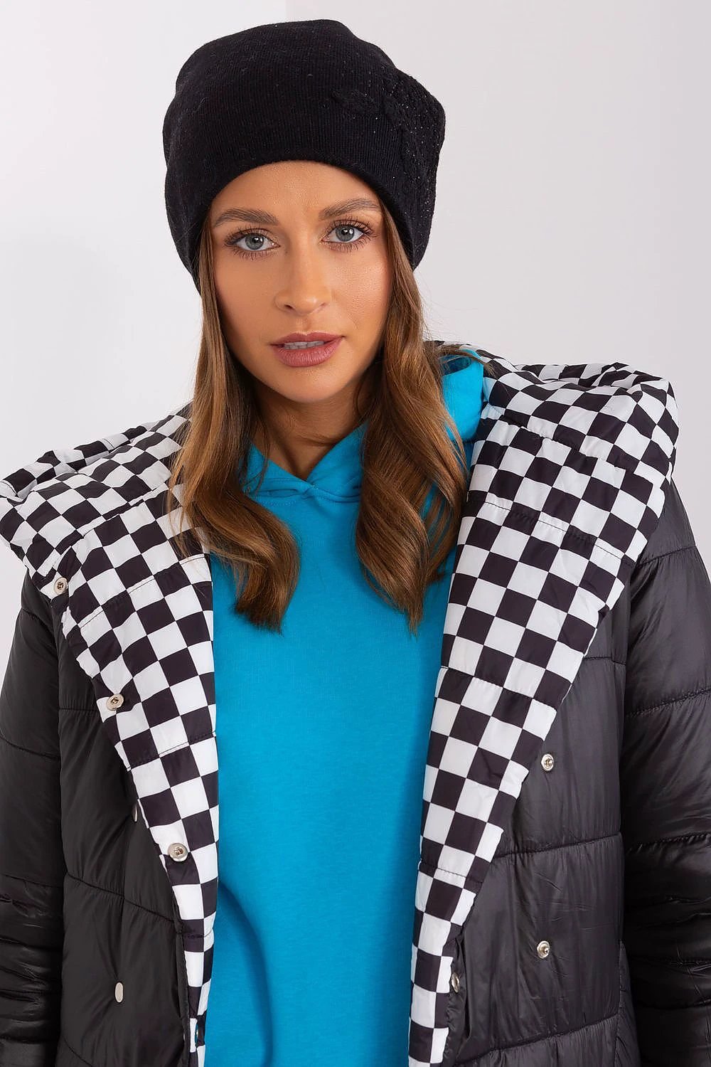 Cap AT Warm Winter Cashmere Beanie For Women Rhinestone by AT