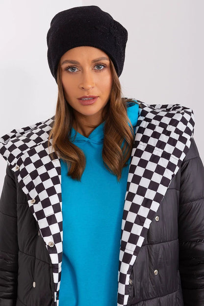 Cap AT Warm Winter Cashmere Beanie For Women Rhinestone by AT