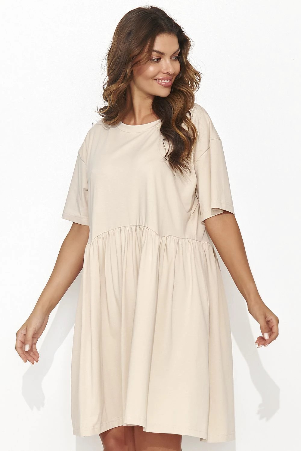 Numinou Daydress Gold Bling Front Short Sleeve Dress by Numinou