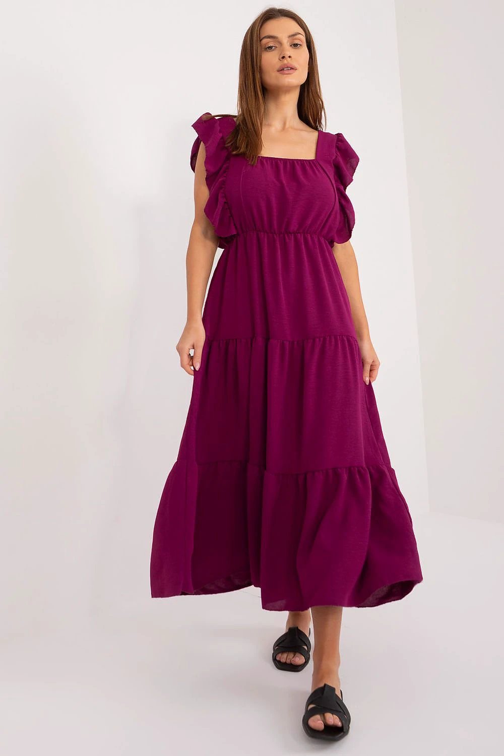 Italy Moda Day Dress – Pink – Style 179739 – view 7