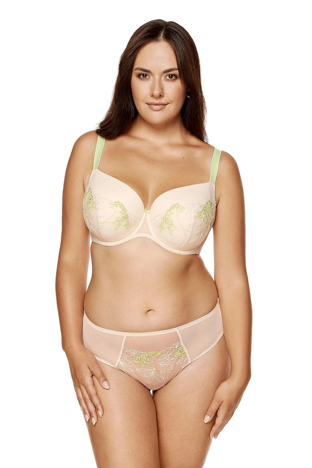 Floral Embroidered Tulle Panties