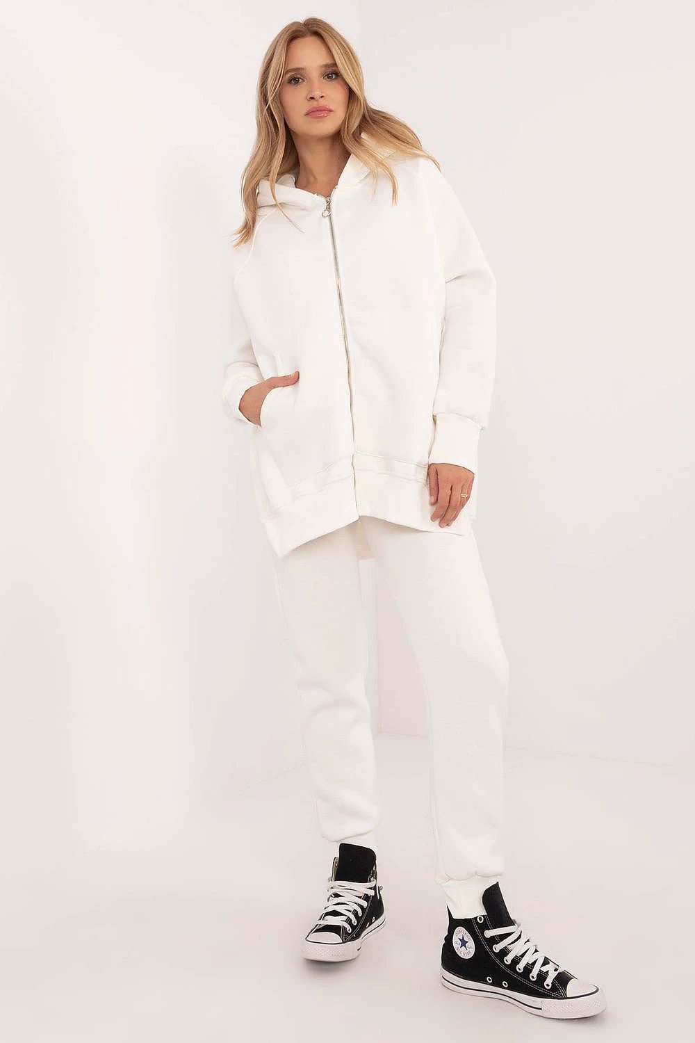 Factory Price Women's Casual Tracksuit Set - Soft Cotton Elastane Blend for Comfort and Movement by Factory Price