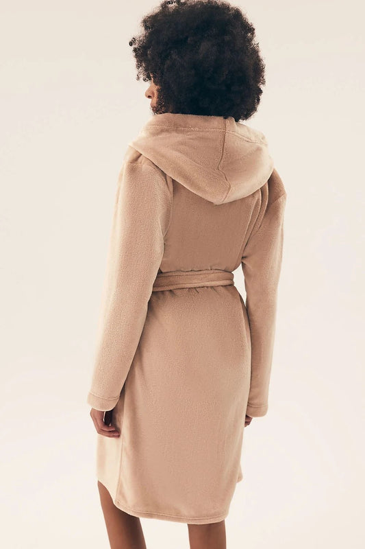 Henderson Women's Bathrobe - Soft, Comfortable with Hood, Pockets and Adjustable Tie by Henderson