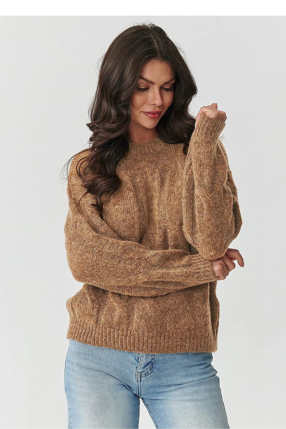 Makadamia Jumper Makadamia - Soft Luxurious Braided Sweater for Women with Wool Blend by Makadamia
