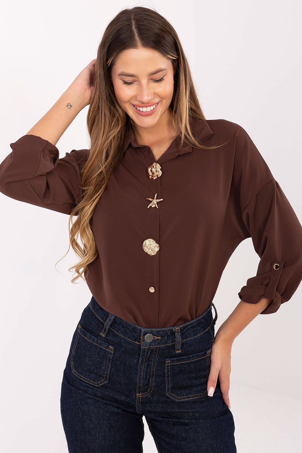 Long sleeve shirt Rue Paris by Rue Paris