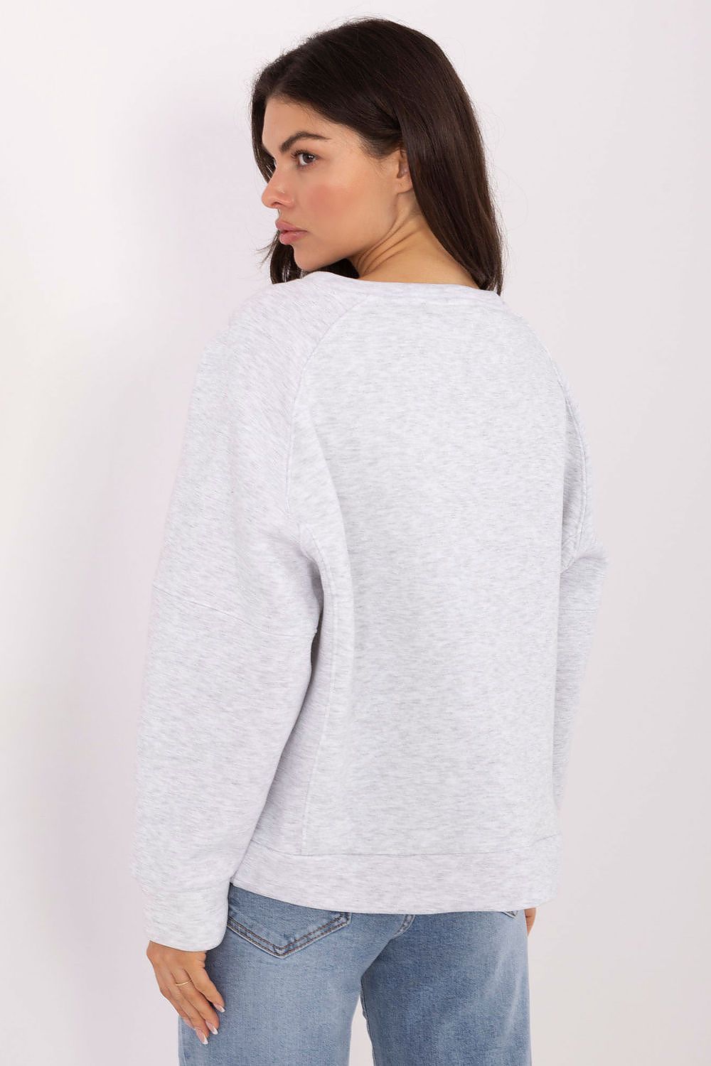 Sweatshirt Factory Women's Oversized Sweatshirt - Soft Cotton Blend for Everyday Comfort by Factory Price