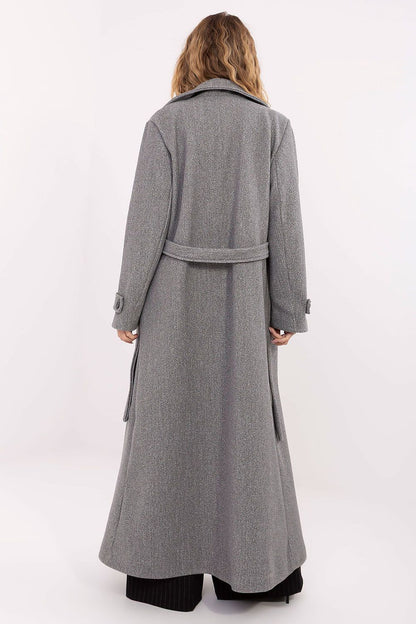 Coat Factory Women's Long Polyester Coat - Elegant Design for Autumn, Winter, and Spring by Factory Price