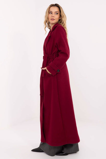 Coat Factory Women's Long Polyester Coat - Elegant Design for Autumn, Winter, and Spring by Factory Price