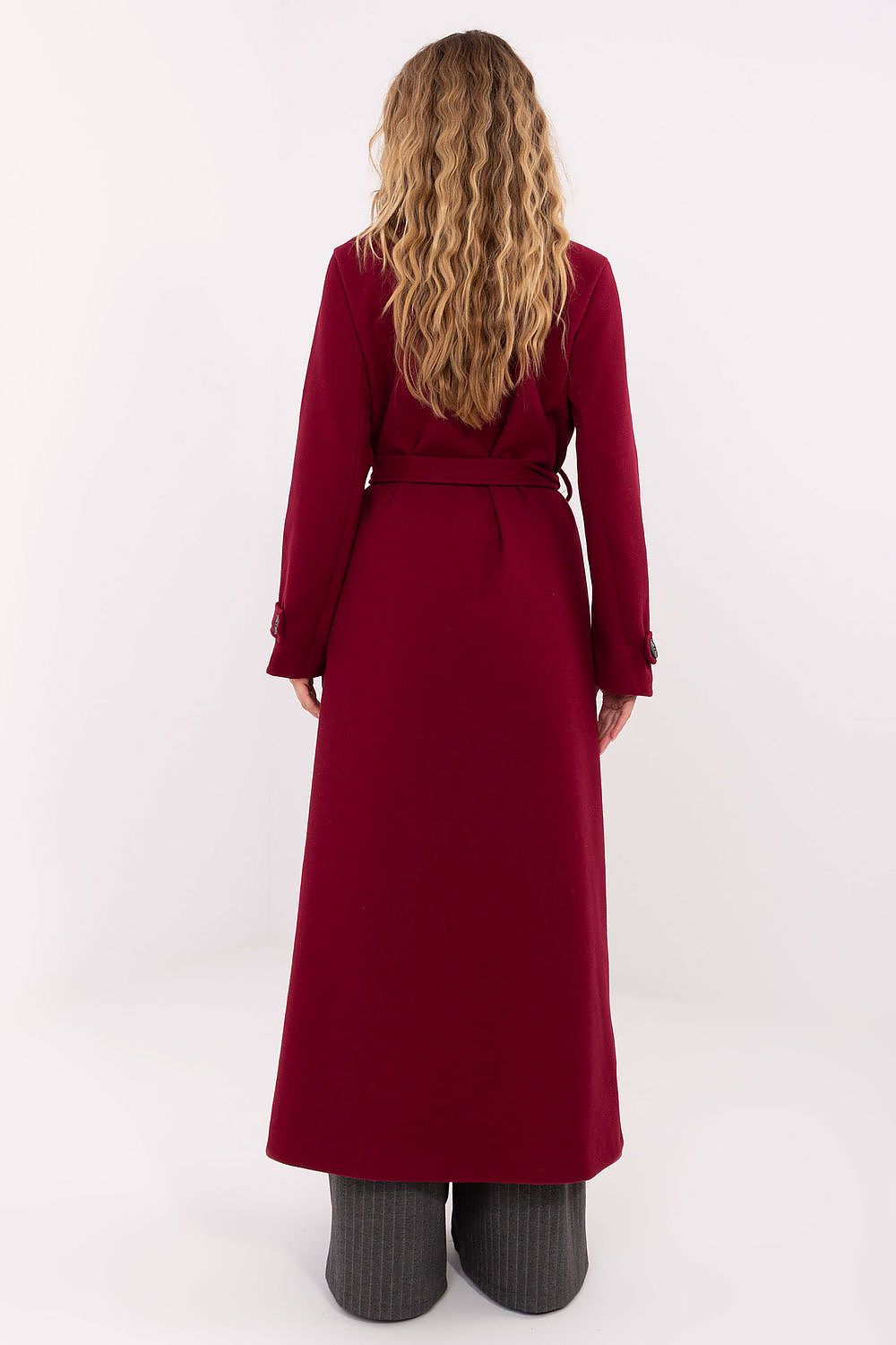 Coat Factory Women's Long Polyester Coat - Elegant Design for Autumn, Winter, and Spring by Factory Price