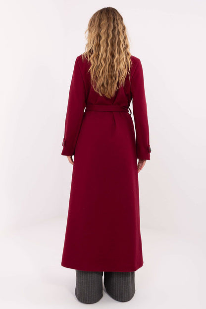 Coat Factory Women's Long Polyester Coat - Elegant Design for Autumn, Winter, and Spring by Factory Price