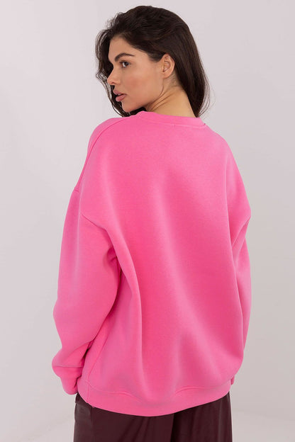 Sweatshirt Factory Cozy Women's Loose-Cut Sweatshirt - Soft Cotton Polyester Blend for Comfort and Style by Factory Price