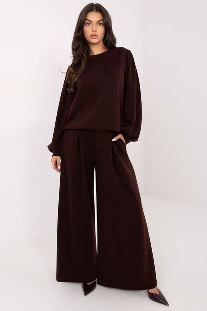 Factory Comfortable Wide-Leg Sweatpants - Soft Elastic Material for All-Day Wear by Factory Price