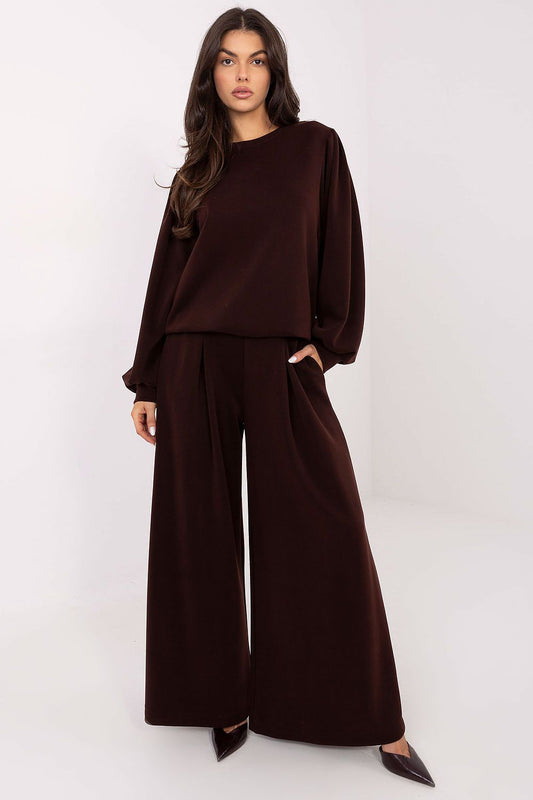 Factory Comfortable Wide-Leg Sweatpants - Soft Elastic Material for All-Day Wear by Factory Price