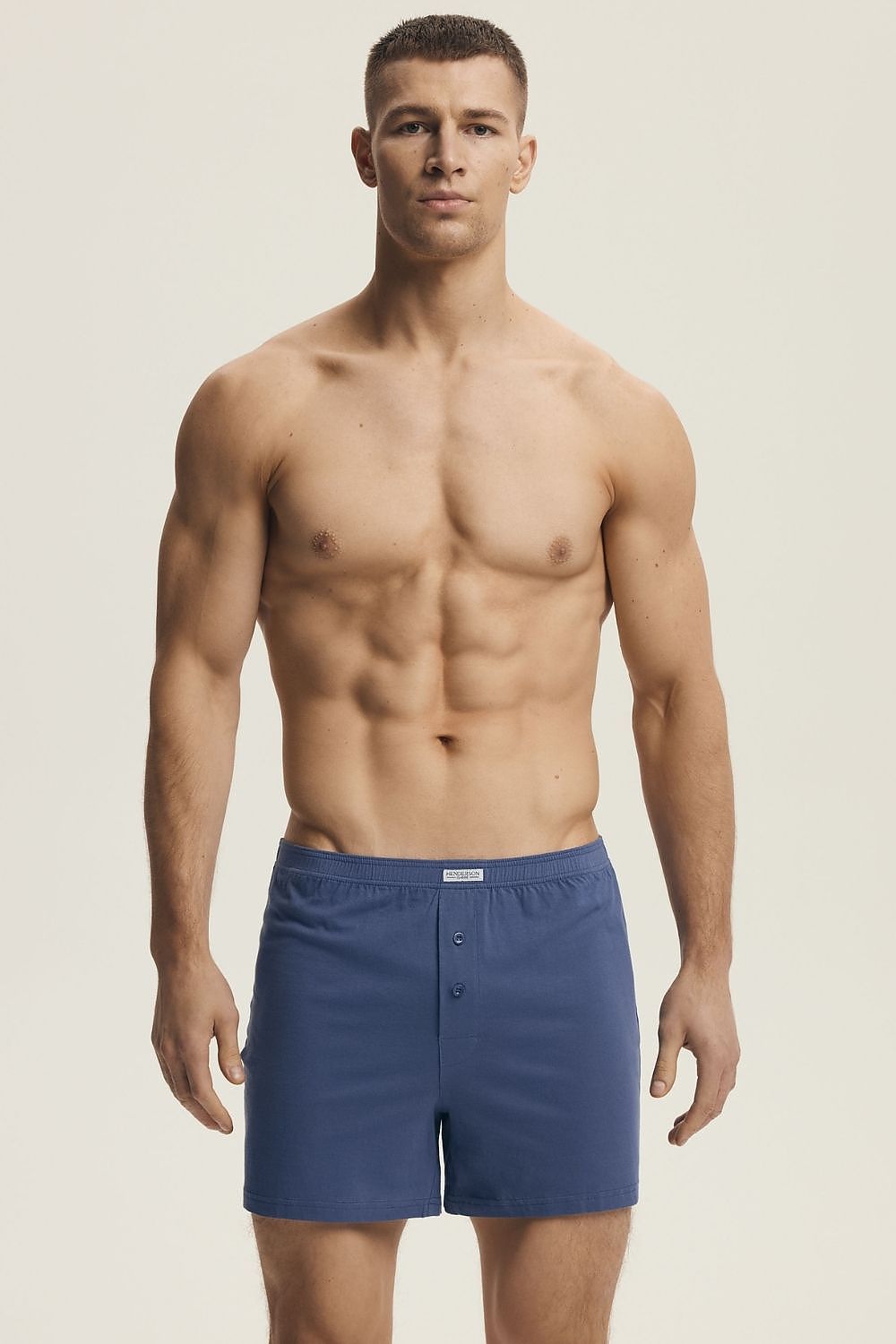 Henderson Men's Basic Boxer Shorts - Comfortable Breathable Fabric for Everyday Wear by Henderson