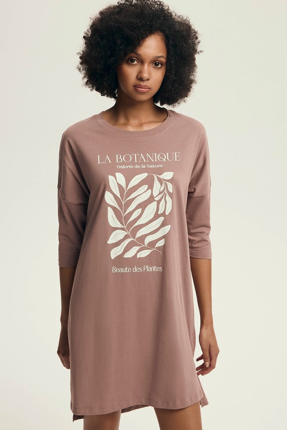 Henderson Comfortable Women's Nightshirt - Soft Breathable Fabric with 3/4 Sleeves for Restful Sleep by Henderson