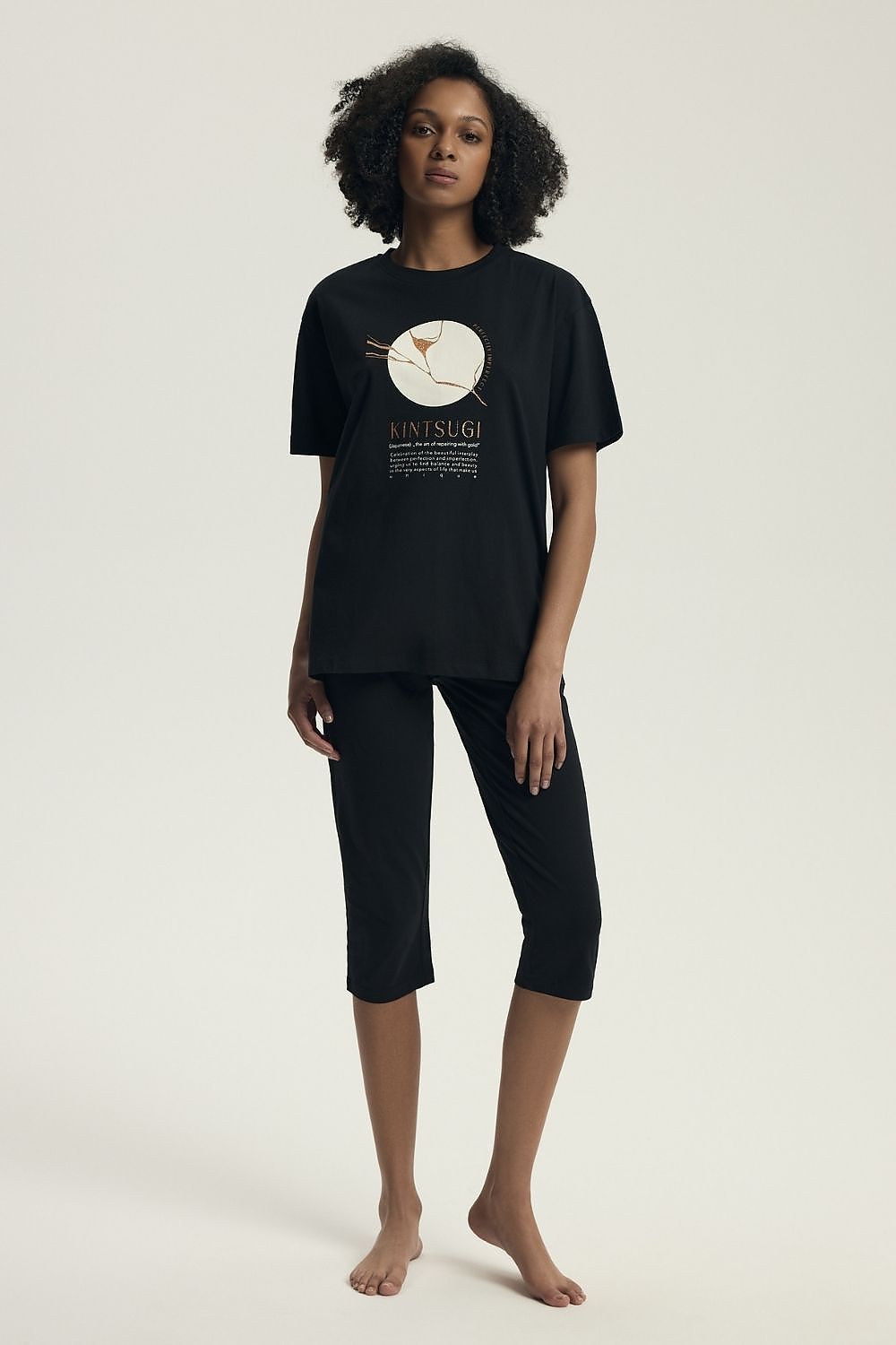 Henderson Pyjama - Ultra Soft and Comfortable Women's Short-Sleeved Pajamas with Stylish Print and Fitted Cut by Henderson