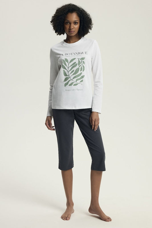 Henderson Women's Pyjama - Comfortable Stylish Sleepwear with Delicate Print and Slim-Fit Pants by Henderson